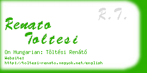 renato toltesi business card